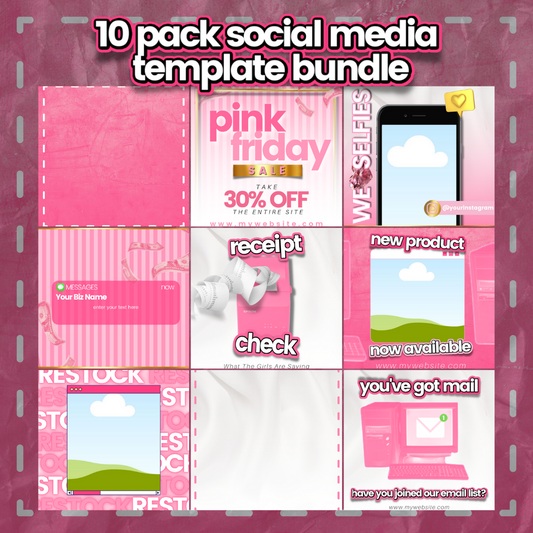 Pink Friday Social Media Bundle